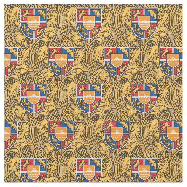 Drapeau arménien & emblème arménien Mode tissu  (Fermer)