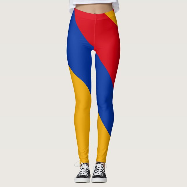 Drapeau arménien Leggings (Devant)