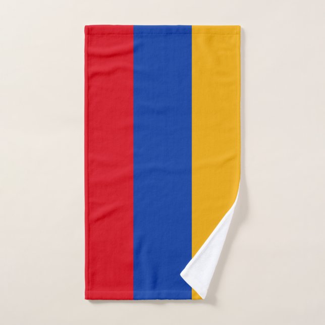 Drapeau arménien patriotique (Serviette à main)