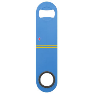 Drapeau Aruba Stainless Steel Bottle Opener