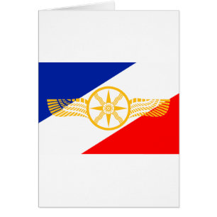 Drapeau assyrien, drapeau chaldéen, drapeau de