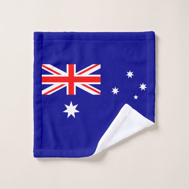 Drapeau australien patriotique (Gant de toilette)