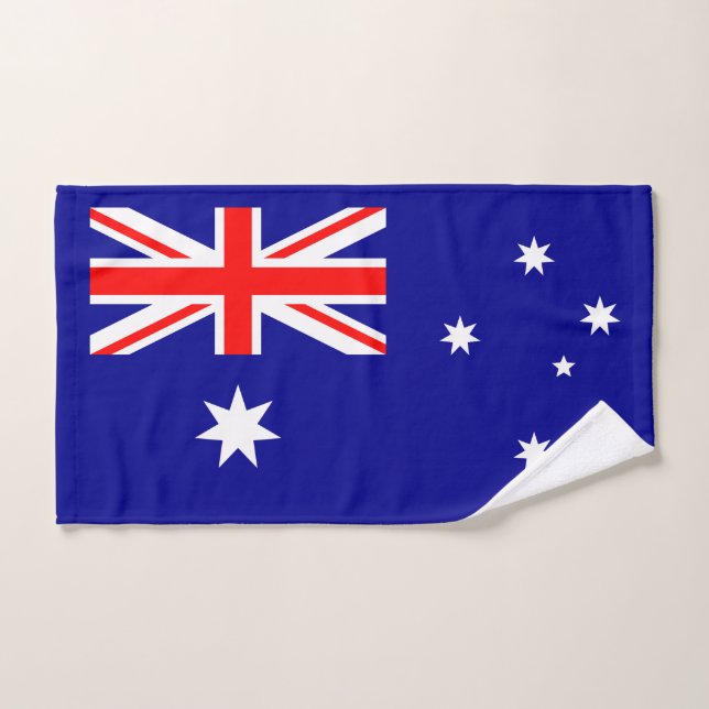 Drapeau Australien Patriotique (Serviette à main)
