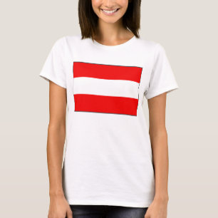 Drapeau Autriche x Carte T-shirt