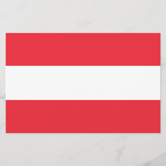 Drapeau autrichien (Autriche) Papeterie (Devant)