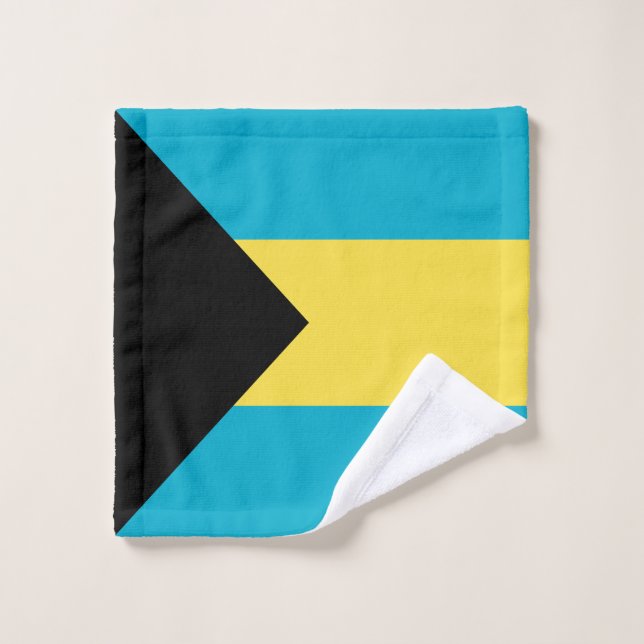 Drapeau bahamien (Gant de toilette)