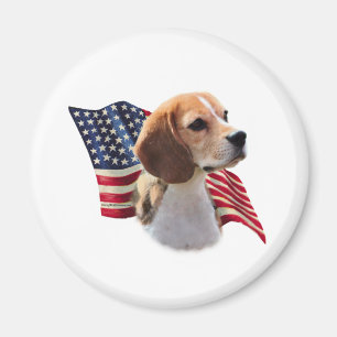 Drapeau beagle - Aimant