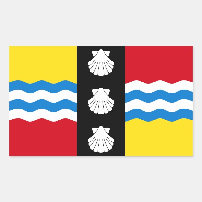 Drapeau Bedfordshire Sticker rectangulaire (Devant)