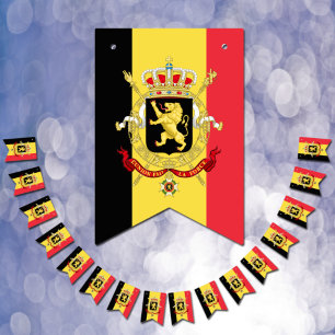 Drapeau belge & Parti Belgique Bannières / Mariage