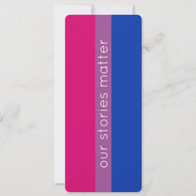 Drapeau bisexuel moderne mignon Signet LGBT (Devant)