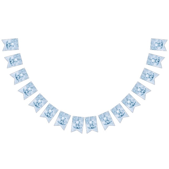 Drapeau bleu Teddy Bear Bund (Tout)
