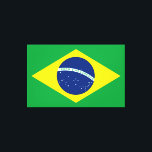 Drapeau Brésil toile étirée Impression<br><div class="desc">Drapeau Brésil toile étirée Impression</div>