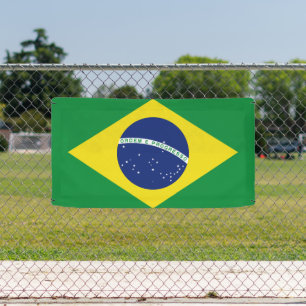 Drapeau brésilien de Brasil bannière personnalisée