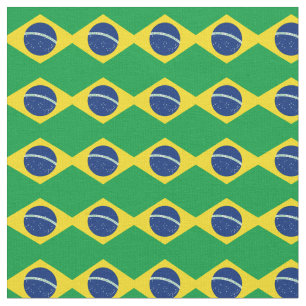 Drapeau brésilien et tissu tendance brésilien