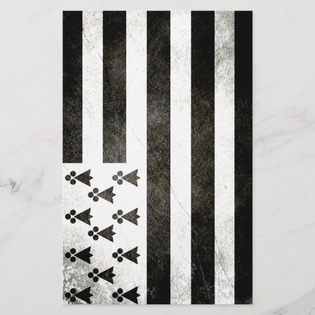 Drapeau Bretagne Vintage (Devant)