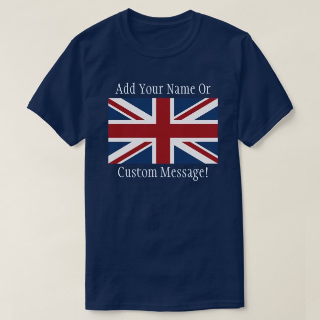 Drapeau britannique T-Shirt (Design devant)