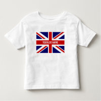 Drapeau britannique Union Jack t-shirt personnalis
