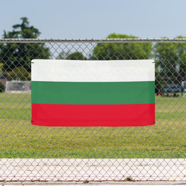 Drapeau bulgare de Bulgarie bannière personnalisée (Insitu)