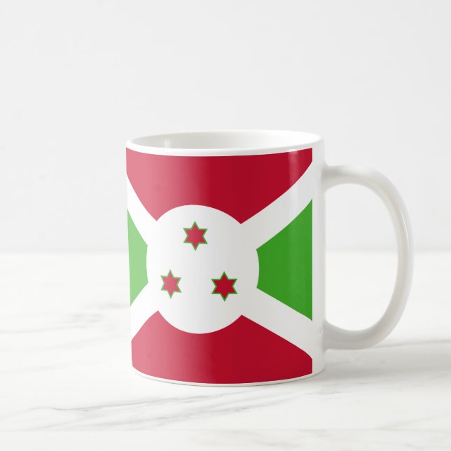 Drapeau burundais en céramique Mug (Droite)