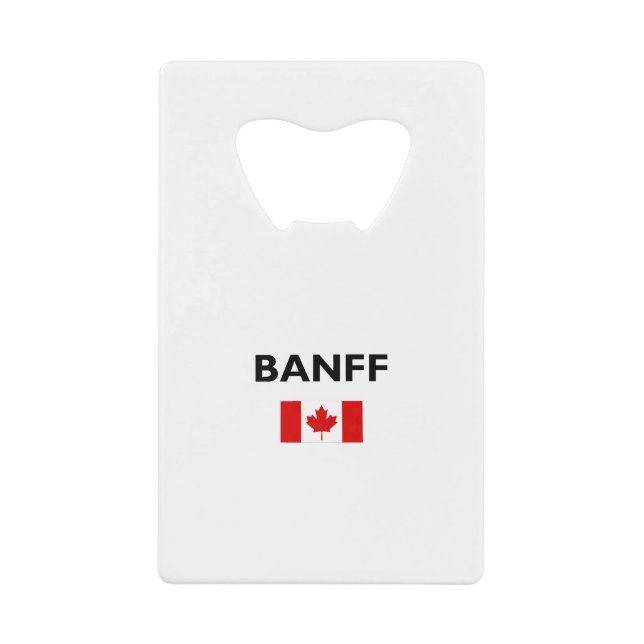 Drapeau canadien de Banff Couleur claire (Devant)