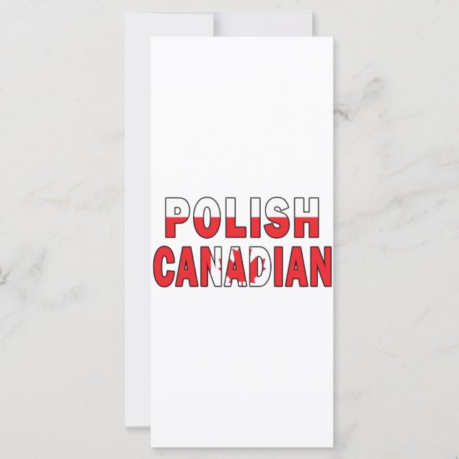 Drapeau canadien polonais (Devant)