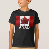 Drapeau canadien pour enfants T-shirt Enfants Bio 