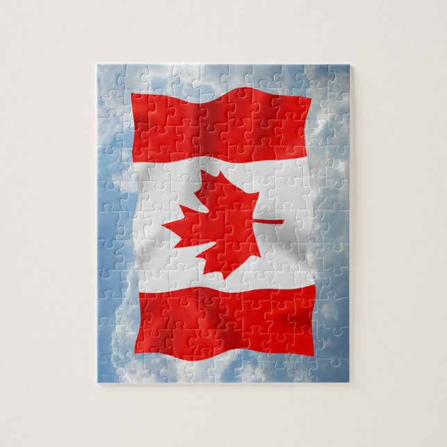 Drapeau canadien - puzzle (Vertical)