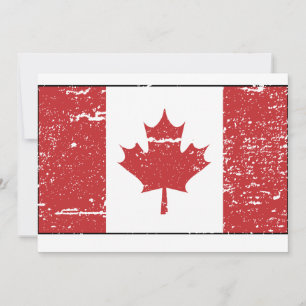 Drapeau canadien vintage