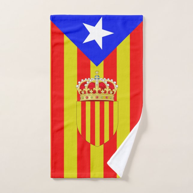 Drapeau catalan (Serviette à main)