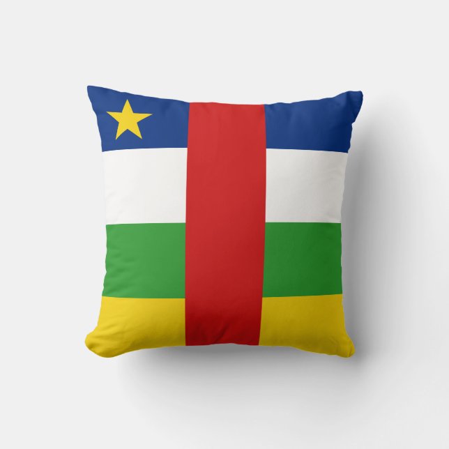 Drapeau Centrafrique x Coussin d'indicateur (Recto)