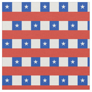Drapeau chilien et tissu tendance / mode chilien
