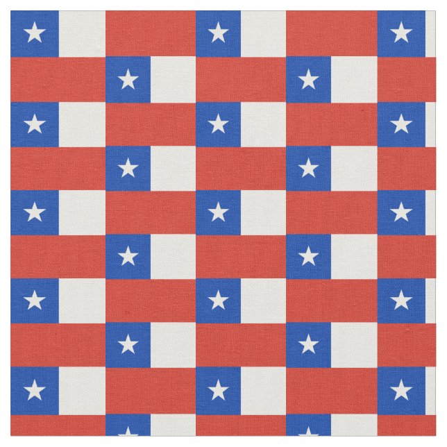 Drapeau chilien et tissu tendance / mode chilien (Fermer)