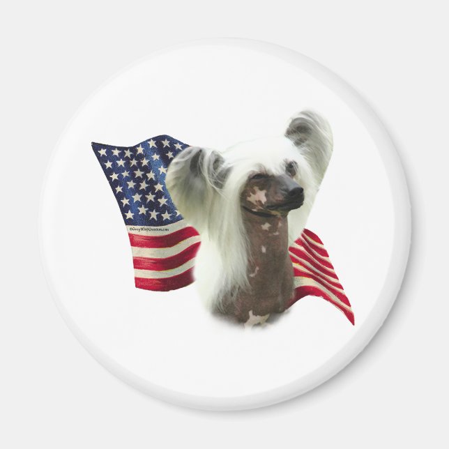 Drapeau chinois arrêté - Magnet (Devant)