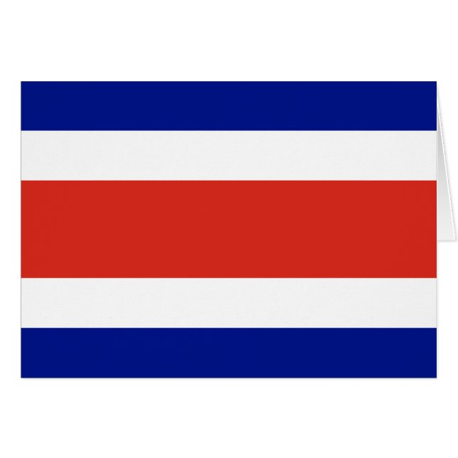 Drapeau civil du Costa Rica (Devant horizontal)