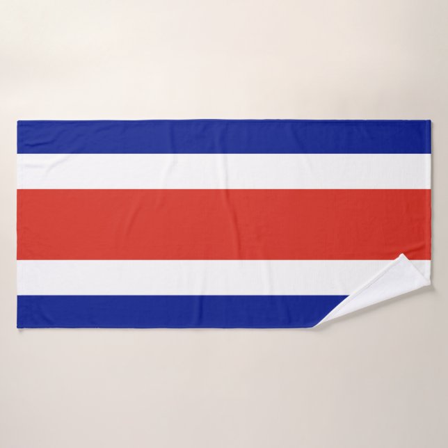 Drapeau civil du Costa Rica (Serviette de bain)