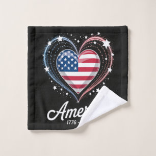 Drapeau Cœur 1776 2026 4 juillet 250e anniversaire