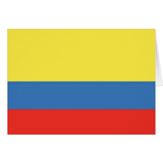 Drapeau Colombie (Devant horizontal)