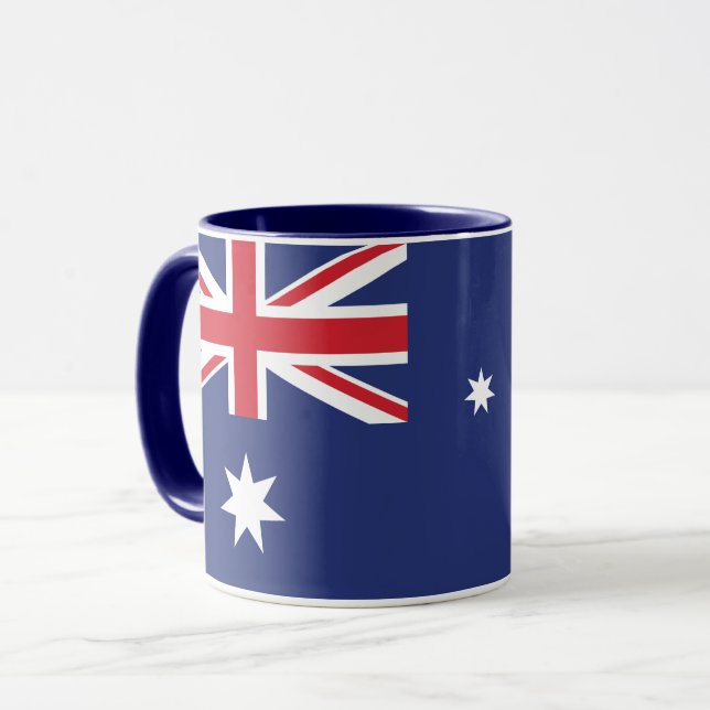 Drapeau Combo Mug D'Australie (Devant gauche)