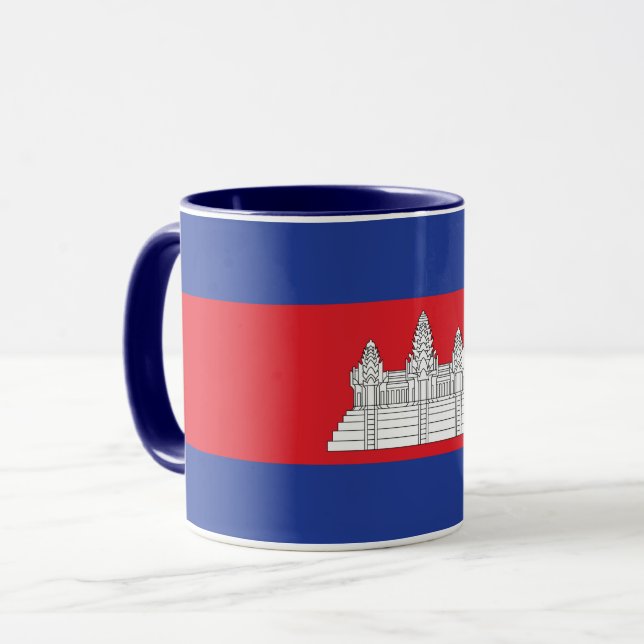Drapeau Combo Mug Du Cambodge (Devant gauche)