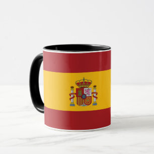 Drapeau Combo Mug Du Royaume D'Espagne