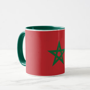 Drapeau Combo Mug Du Royaume du Maroc