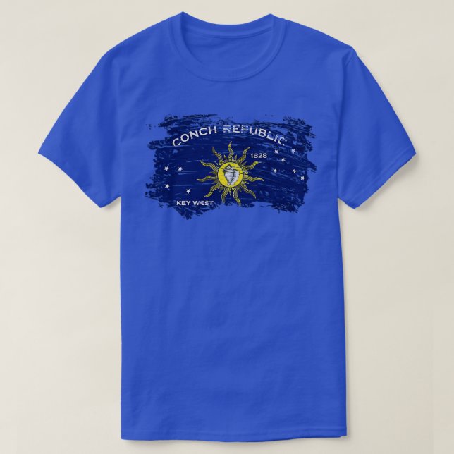 Drapeau Conch Republic TShirt 4 (Design devant)