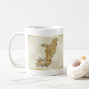 Drapeau Congo-Brazzaville + Plan Mug