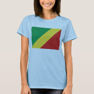 Drapeau Congo-Brazzaville x Carte T-shirt