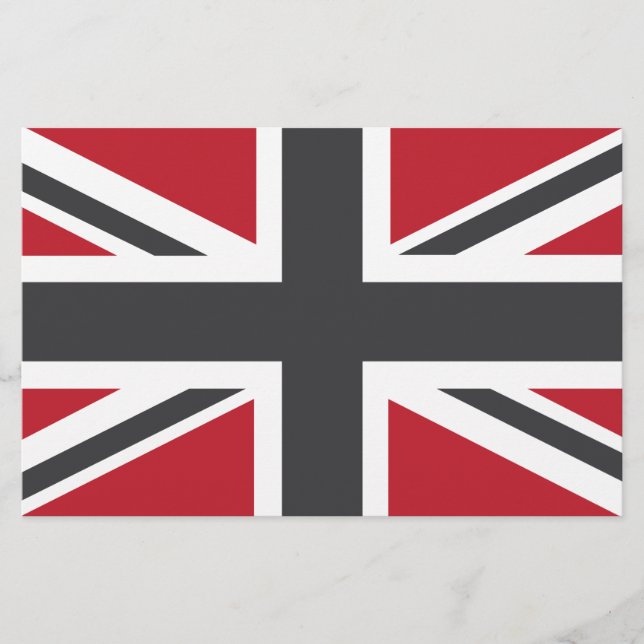 Drapeau cool gris rouge Union Jack britannique (UK (Devant)
