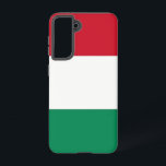 Drapeau Coque Samsung Galaxy S21 de Hongrie<br><div class="desc">Transformez votre Samsung Galaxy S21 en symbole de fierté hongroise avec notre couverture exclusive avec le drapeau de la Hongrie ! Réalisée avec une attention minutieuse aux détails, cette couverture célèbre le riche patrimoine culturel de la Hongrie. Le design affiche fièrement le motif tricolore emblématique de bandes horizontales rouges, blanches...</div>
