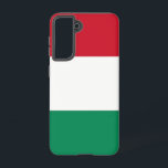 Drapeau Coque Samsung Galaxy S21 de Hongrie<br><div class="desc">Transformez votre Samsung Galaxy S21 en symbole de fierté hongroise avec notre couverture exclusive avec le drapeau de la Hongrie ! Réalisée avec une attention minutieuse aux détails, cette couverture célèbre le riche patrimoine culturel de la Hongrie. Le design affiche fièrement le motif tricolore emblématique de bandes horizontales rouges, blanches...</div>