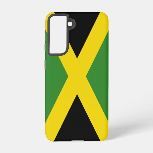 Drapeau Coque Samsung Galaxy S21 de Jamaïque (Verso)