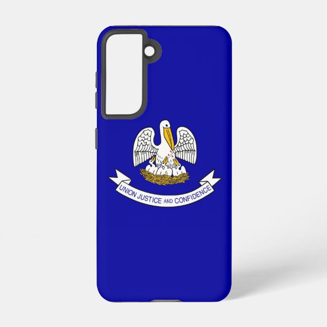 Drapeau Coque Samsung Galaxy S21 de Louisiane, Éta (Verso)