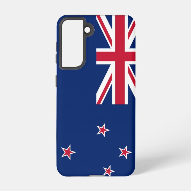 Drapeau Coque Samsung Galaxy S21 de Nouvelle-Zélan (Verso)